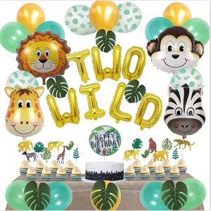 New Two Wild 2nd Birthday Balloon Decorations
